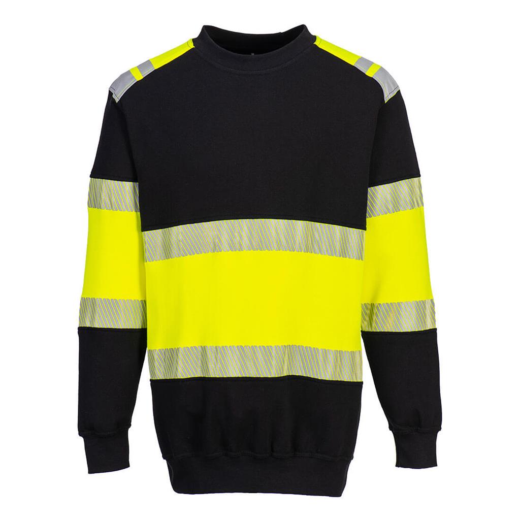 SUDADERA PORTWEST IGNIFUGO FR716 AMR/NGR T-S