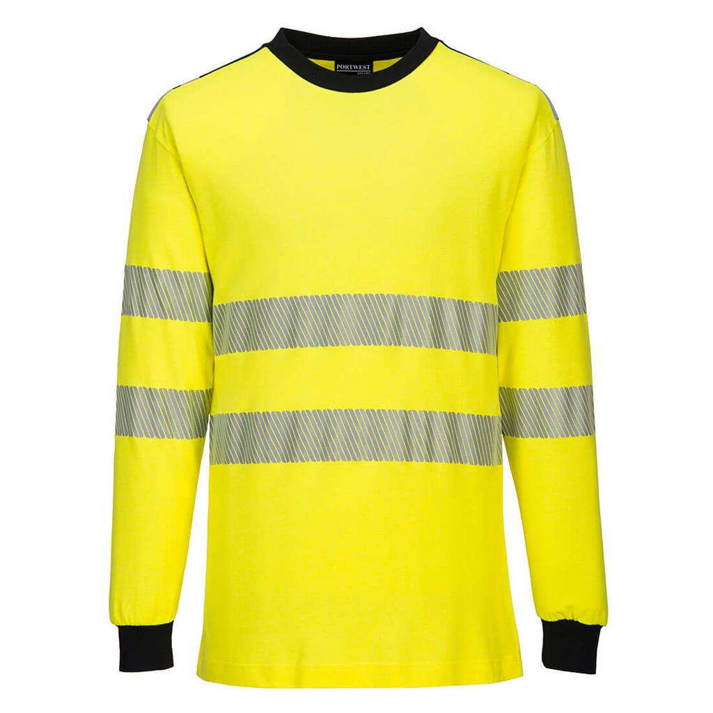 CAMISETA PW A.V. ML IGNIFUGA FR701 AMAR./NEGRO T-L