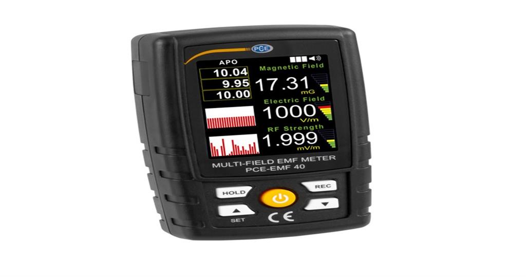 Medidor radiación campos magnéticos PCE-EMF 40