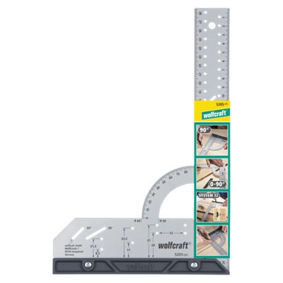 ESCUADRA UNIVERSAL DE 500MM WOLFCRAFT (5206000)