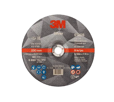 3M DISCO SILVER Ø230X2,5MM (51805)