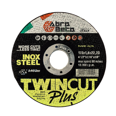 BT DISCO CORTE TWIN CUT PLUS Ø125X1 ABRA BETA