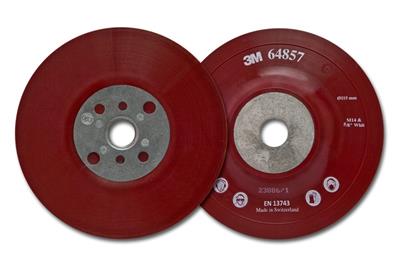 3M PLATO SOPORTE Ø115MM M14 ROJO ESTRIADO (64860)