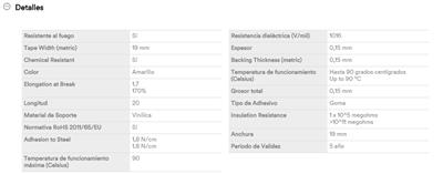 3M CINTA AISLANTE TEMFLEX 165AV20N 19X20M AMR/VDE