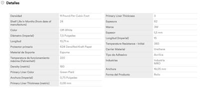 3M CINTA MONTAJE 4016 ESPUMA 19MMX14M