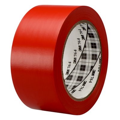 3M CINTA VINILO 764IR50 50MMX33M ROJA