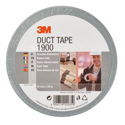 3M CINTA AMERICANA 1900 50MMX50M PLATA (1900P50)