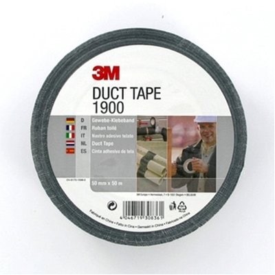 3M CINTA AMERICANA 1900 50MMX50M NEGRA (1900N50)