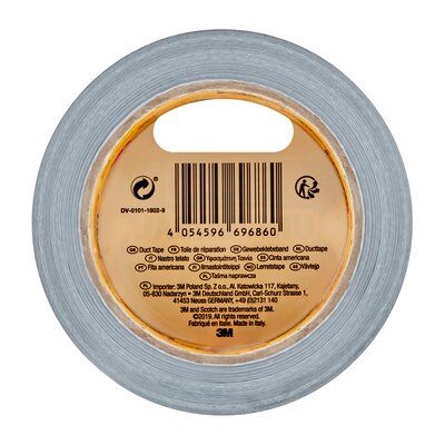 3M CINTA AMERICANA 2904 48MMX25M PLATA 7100205303