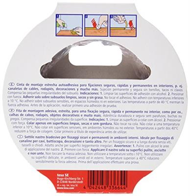 CINTA MONTAJE TESA 66714 5MX9MM (66714-00000-01)