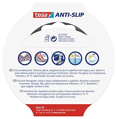 CINTA ANTIDESLIZANTE TESA 55587 25MMX5M NEGRA