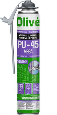 OLIVE ESPUMA PU-45 VENTANAS CANULA/PISTOLA 750CC 