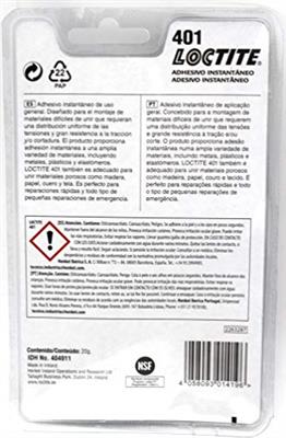 LOCTITE 401 ADHESIVO INSTANTANEO 20GR