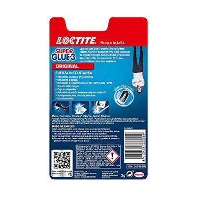 LOCTITE SUPER GLUE-3 TUBO 3GR (2640968)