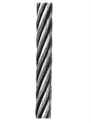 CABLE ACERO GALV. Ø5MM ROLLO 50M (6X7+1)