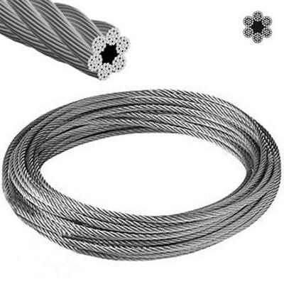 CABLE ACERO GALV. Ø6MM ROLLO 15M (6X19+1)