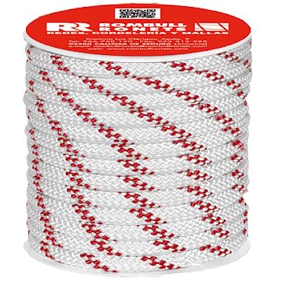 CUERDA POLIES. 8MMX25M ROJO BLANCO 420412002244