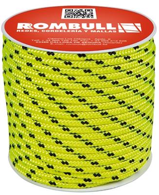 CUERDA POLIES. 10MMX25M AMAR. FLUOR. 429414002250