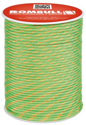 CORDON POLIES. 4MM 60M VERDE FLUOR. 427407006710