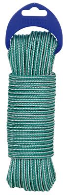CORDON POLIP. 4MM 10M VERDE/BLANCO 424307001614