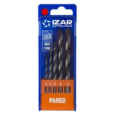 BROCA IZAR JUEGO PARED Ø4-5-6-8-10MM 30215