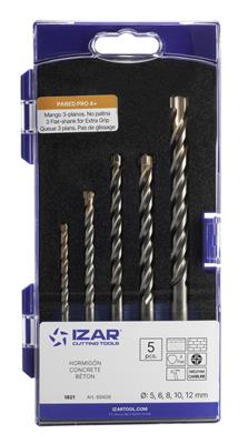 BROCA IZAR JUEGO PARED 4Z Ø5-6-8-10-12MM (69406)