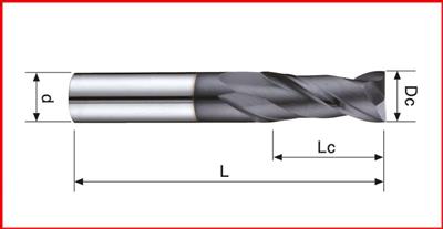 FRESA METAL DURO 2 LABIOS 1112 Ø10,00MM