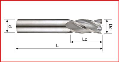 FRESA METAL DURO 3 LABIOS 1133 Ø12,00MM