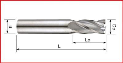 FRESA METAL DURO 3 LABIOS 1133 Ø10,00MM