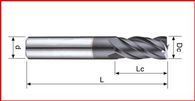 FRESA METAL DURO 4 LABIOS 1114 Ø10,00MM