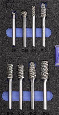 JUEGO FRESAS METAL DURO 8PCS (58922)