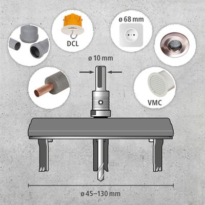CORONA AJUSTABLE Ø 45-130MM (5978000)