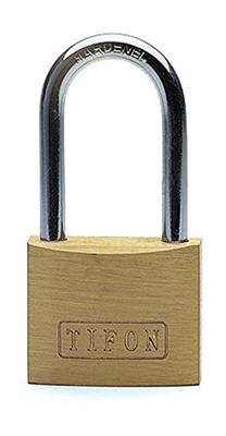CANDADO LATON ARCO LARGO TIFON 30MM (TF30AL)