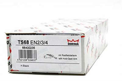 CIERRAPUERTA B. RETENEDOR TS-68 NEGRO 66400235/219