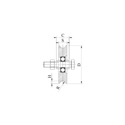 POLEA 30X120MM Ø20MM (3120)