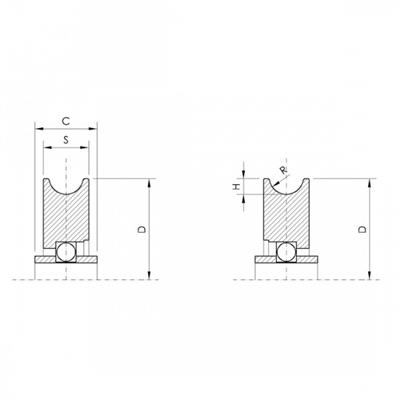 POLEA 30X180MM Ø20MM (3180)