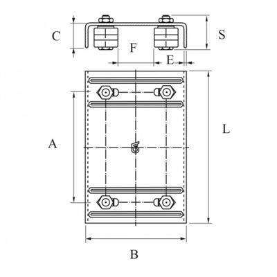SOPORTE REGULABLE 4 RODILLOS GRANDE 16050