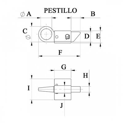 PESTILLO ACERO MEDIANO (265)