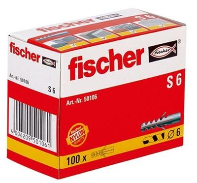 FISCHER TACO S-6 (PQTE. 100UDS) 50106