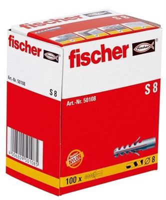 FISCHER TACO S-8 (PQTE. 100UDS.) 50108