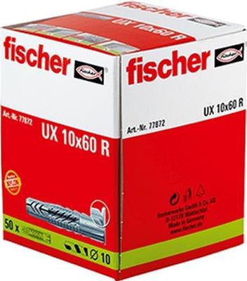 FISCHER TACO UX-R 10X60 (PQTE 50uds) 77872