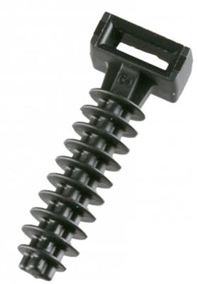 TACO PARA BRIDA NYLON NEGRO Ø8MM (0300001N)