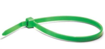 BRIDA NYLON 3,6X200 VERDE (PQTE)