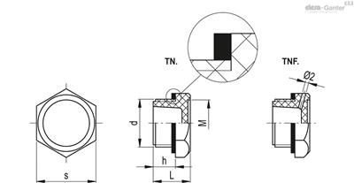 EG TAPON CIERRE TECNOPOLIMERO TN.3/4 (58298)