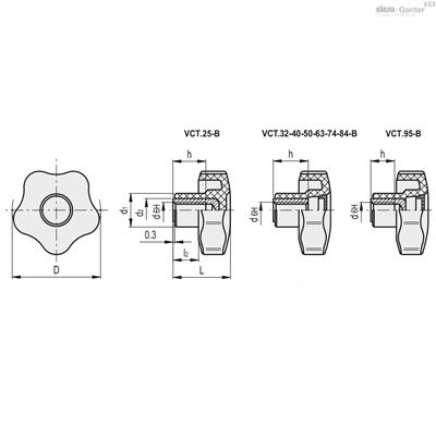 EG MANDO ONDULADO MACHO VCT.74 p-M14X50-C9 70095