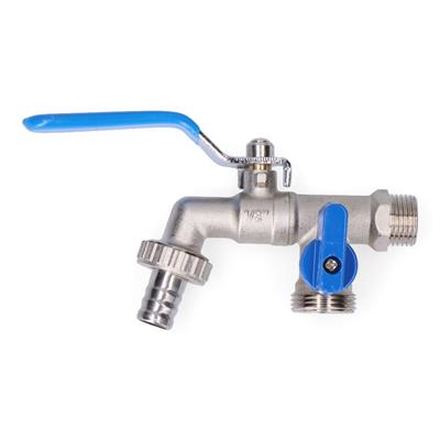 GRIFO ESFERA DOBLE SALIDA 1/2"X 3/4"X 3/4" (01106)