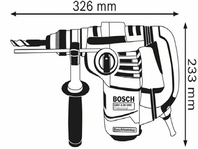 BOSCH MARTILLO GBH 3-28 DRE 900W 0.611.23A.000