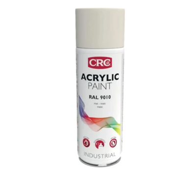 SPRAY CRC RAL 9010 400CC BLANCO BRILLO