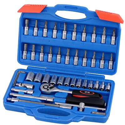 JUEGO LLAVES VASO PROFER 1/4" 46PZAS. (PT0085)