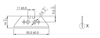 HOJA TRAPEZOIDAL MARTOR 60099 (10UDS)(60099.70)
